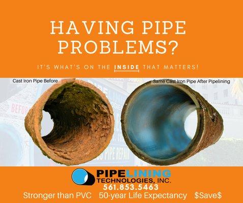 Don't trench through your home's floors and foundation. There's a better way! Stronger than PVC. 50-year life use expectancy. Save $$