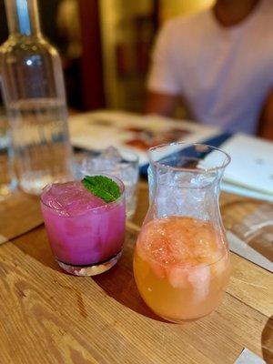 Lychee Cocktail and Sowuju Grapefruit Carafe | Instagram: GaoGirlsGrubbin