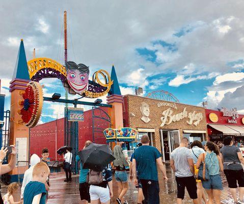 Coney Island boardwalk