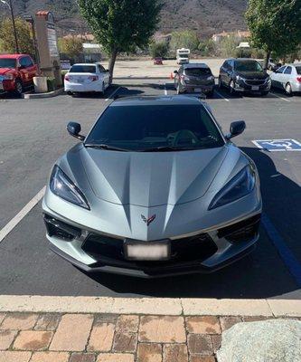 CORVETTE 3LT Z51 - 50% TINTED WINDSHIELD