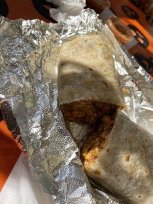 Chorizo burrito.... Man this was yummy...