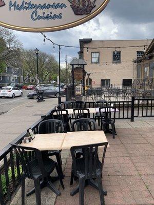 Outdoor seating