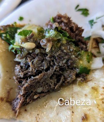 Cabeza is my favorite meat paste