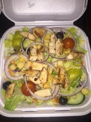 Grilled chicken salad