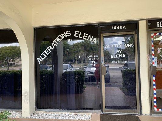 Store Front of Alterations by Elena