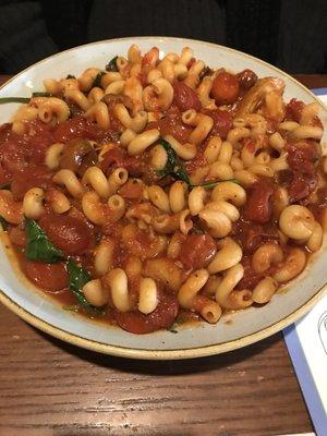 Ordered vegan pasta