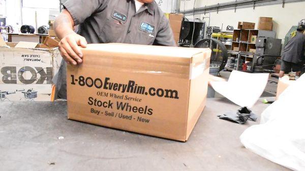 Here at 1-800EveryRim OEM Wheels, we offer nationwide delivery and can reach 90% of the west within 2 business days!