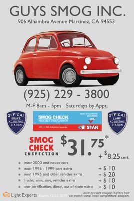 Smog Check Coupon