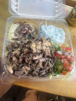 Beef Plate With Pita Bread