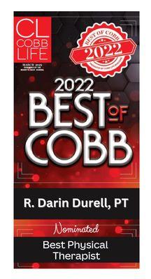 2022 Best of Cobb Nominee - Best Physical Therapist