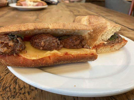 vegan meatball sandwich $10.99