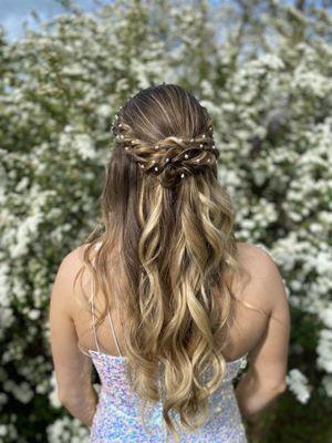 Gorgeous Up Do for her Prom!