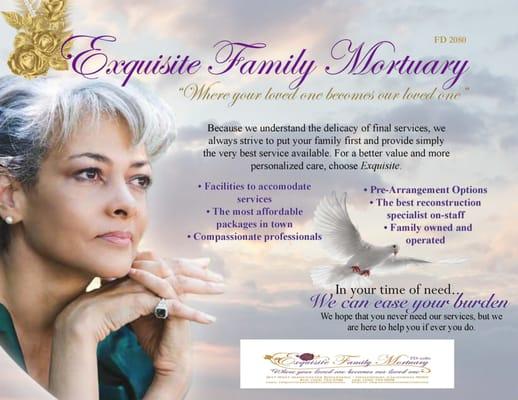 Exquisite Family Mortuary