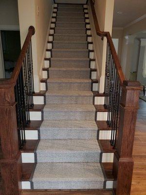 Custom staircase makeover