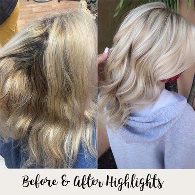 Looking for "a salon near me"? Rock your hair with us! Whether it's highlights, lowlights, balayage, platinum blonde, we got you covered!