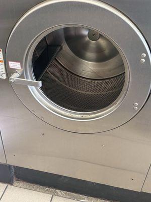 Broke washer with no glass.