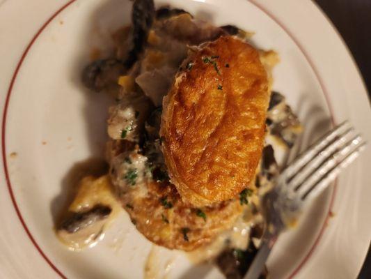 Mushrooms vol au vent