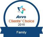 AVVO Clients' Choice 2015 in the Family Law category