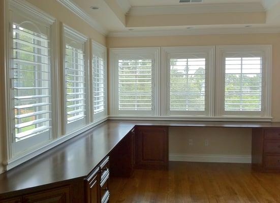 Custom-made window trim, Inside Mount, Hide-A-Tilt