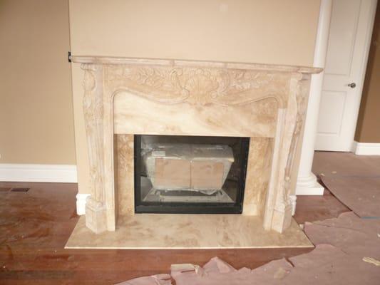 New fireplace