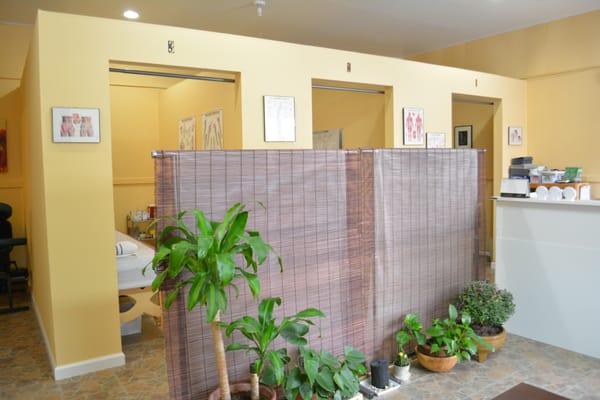 Acupuncture and therapy room in Family Acupuncture Clinic.