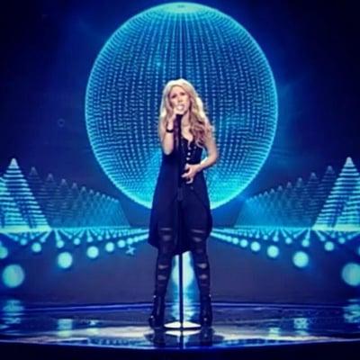 Electra performing live on The Voice