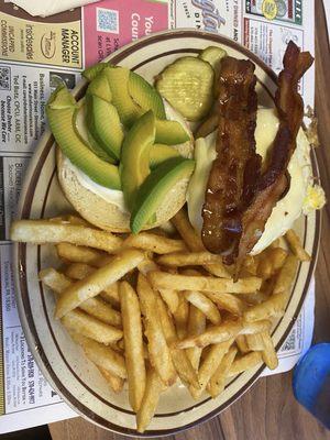 Cancun sunrise burger