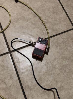 Looper Pedal purchased at Pitbull Audio with cables purchased there as well