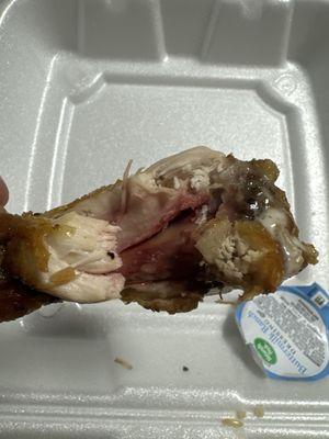 My chicken was uncooked