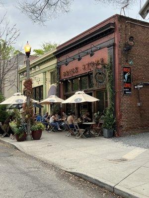 Front entrance at the Brick Store in downtown Decatur