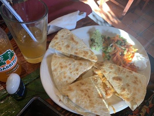 Shrimp quesadilla