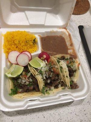 Steak tacos