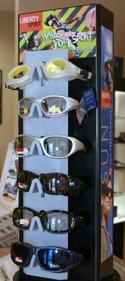 Prescription Sport Goggles are available in our office.