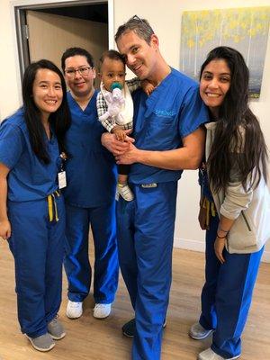 This adorable Spring baby paid a visit to Dr. Klatsky and the MA team!