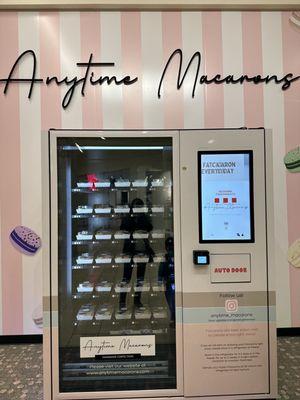 Macaron vending machine at hillsdale Mall (across from the Cheesecake Factory)