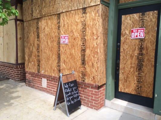 Support local businesses vandalized by the Baltimore riots!