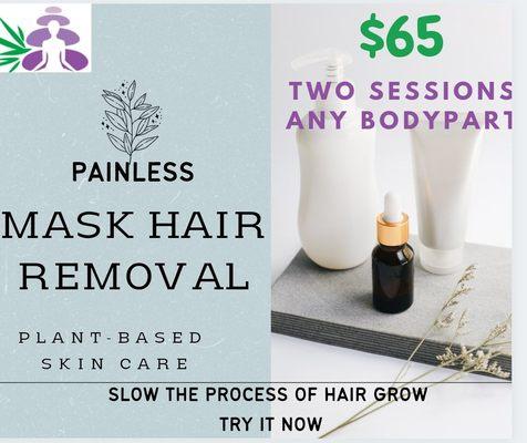 Try it painless free and slow hair grow