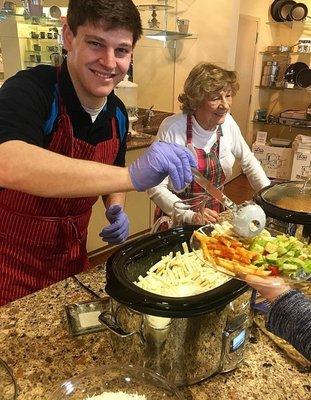 Artisan Pasta and DOP Italian Tomato tasting at AnnSandra