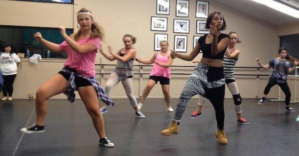 Hip hop class at Dance Expressions