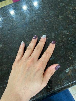 Gel Manicure.