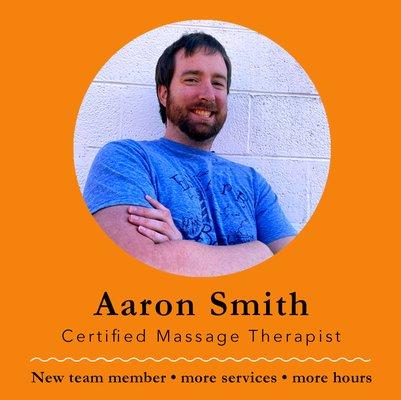 Welcome Aaron Smith! Aaron was a long time client and decided to study Thai massage under me and became one of my first certified level one