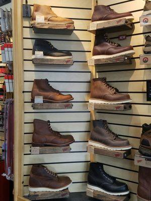 Big selection of high end casual and work footwear!