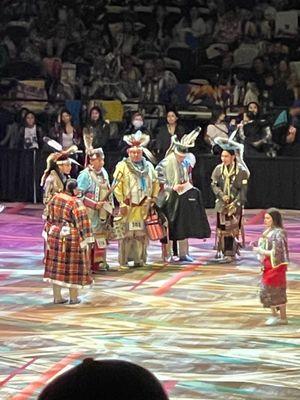 Line up of the dance contestants.