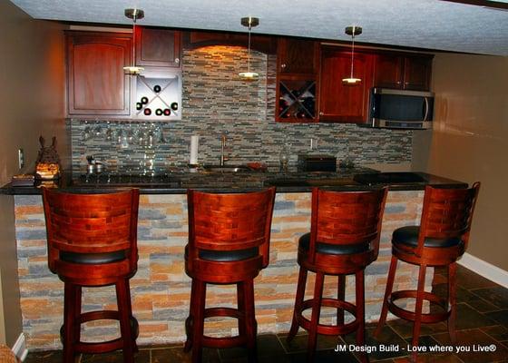 Basement Finishing Strongsville - Kitchenette