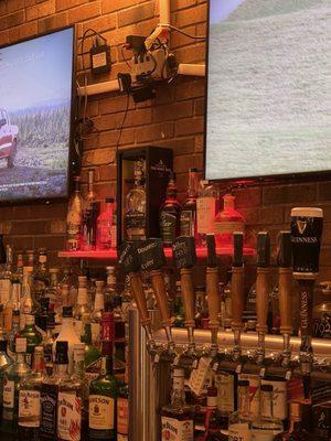 Bar area - good selection of beer and bourbon