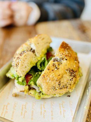 Turkey Avocado bagel