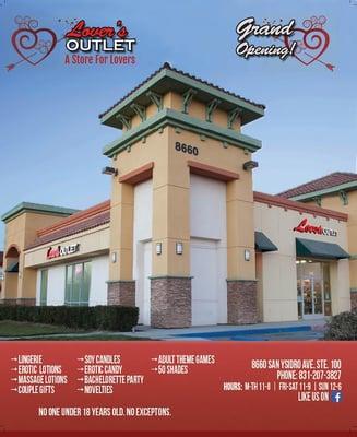 Lover's Outlet-Gilroy Ca.