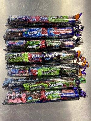 candy tubes for halloween