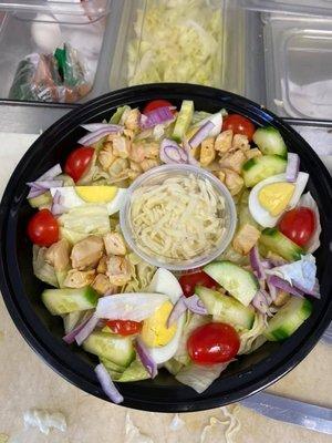 Grilled chicken salad