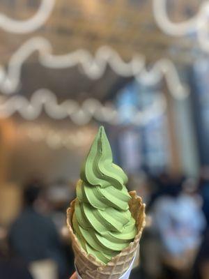 Matcha Soft Serve